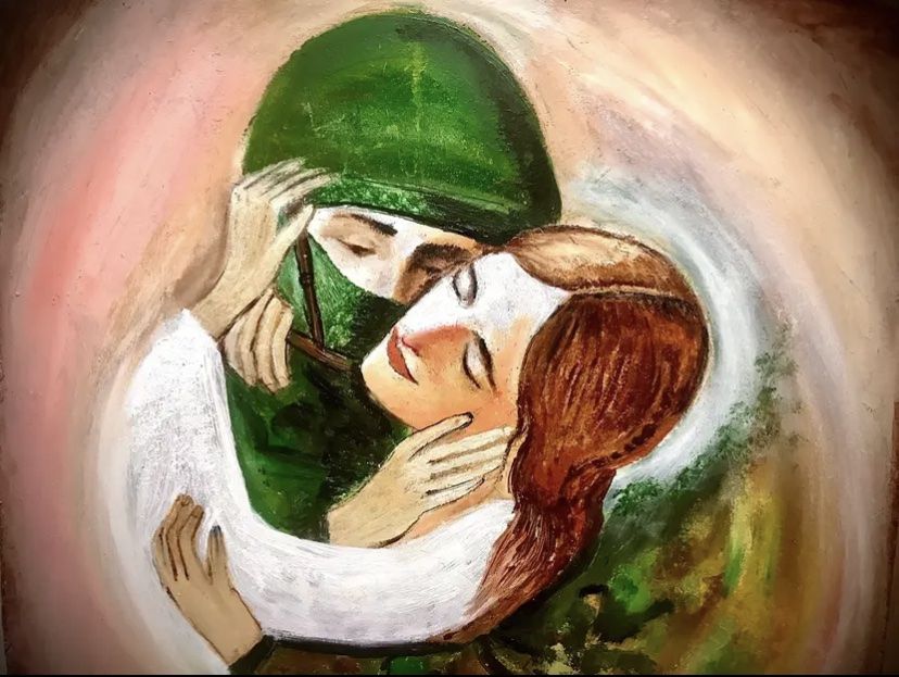 Новини Тернополя - фото з Іконописиця з Копичинець чекає чоловіка та сина з фронту і допомагає ЗСУ