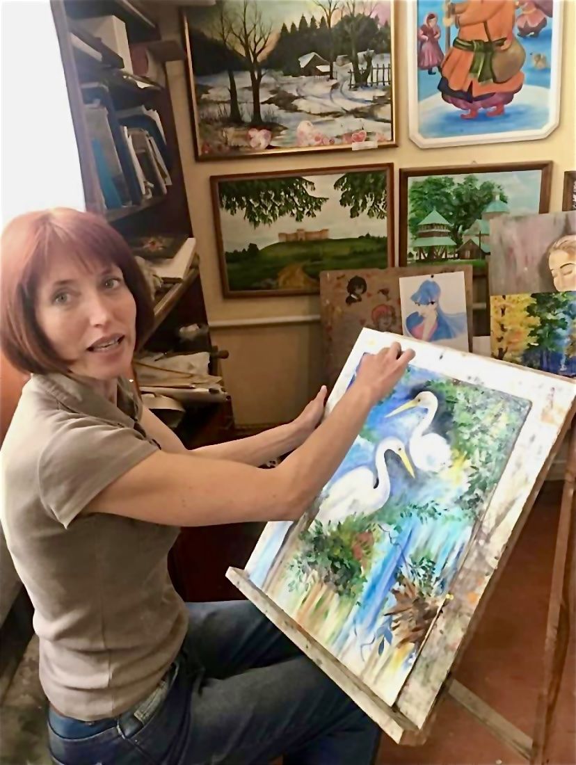 Новини Тернополя - фото з Іконописиця з Копичинець чекає чоловіка та сина з фронту і допомагає ЗСУ