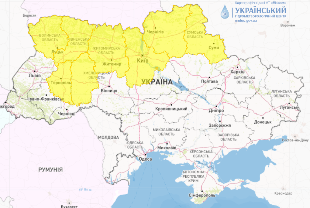 Новини Хмельницького - фото з Ожеледиця та мокрий сніг. На Хмельниччині оголосили штормове попередження