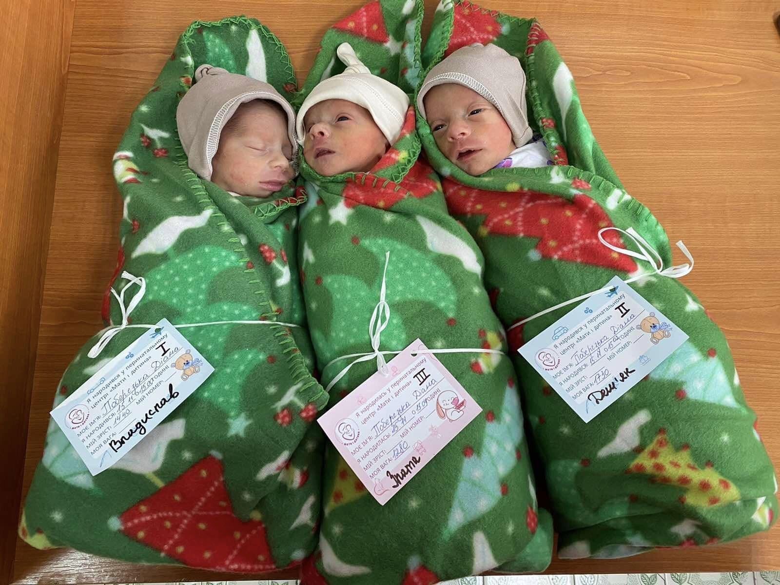Новини Тернополя - фото з Тернопільщина має першу трійню за час війни: дітям уже вибрали імена