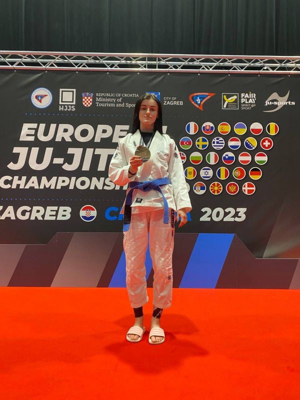 Новини Тернополя - фото з Тернополянка здобула звання чемпіонки Європи з джиу-джитсу JJIF серед дорослих