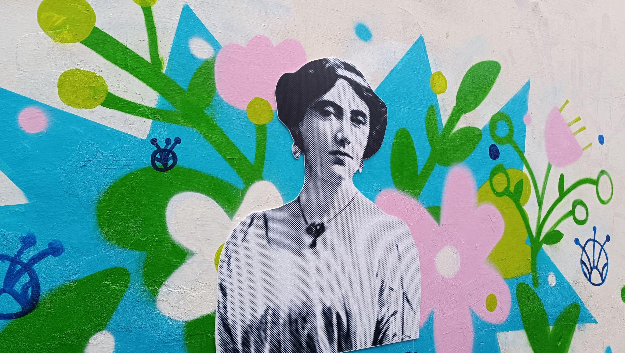 Новини Тернополя - фото з На Чорновола намалювали мурал із зображенням Соломії Крушельницької: фото дня