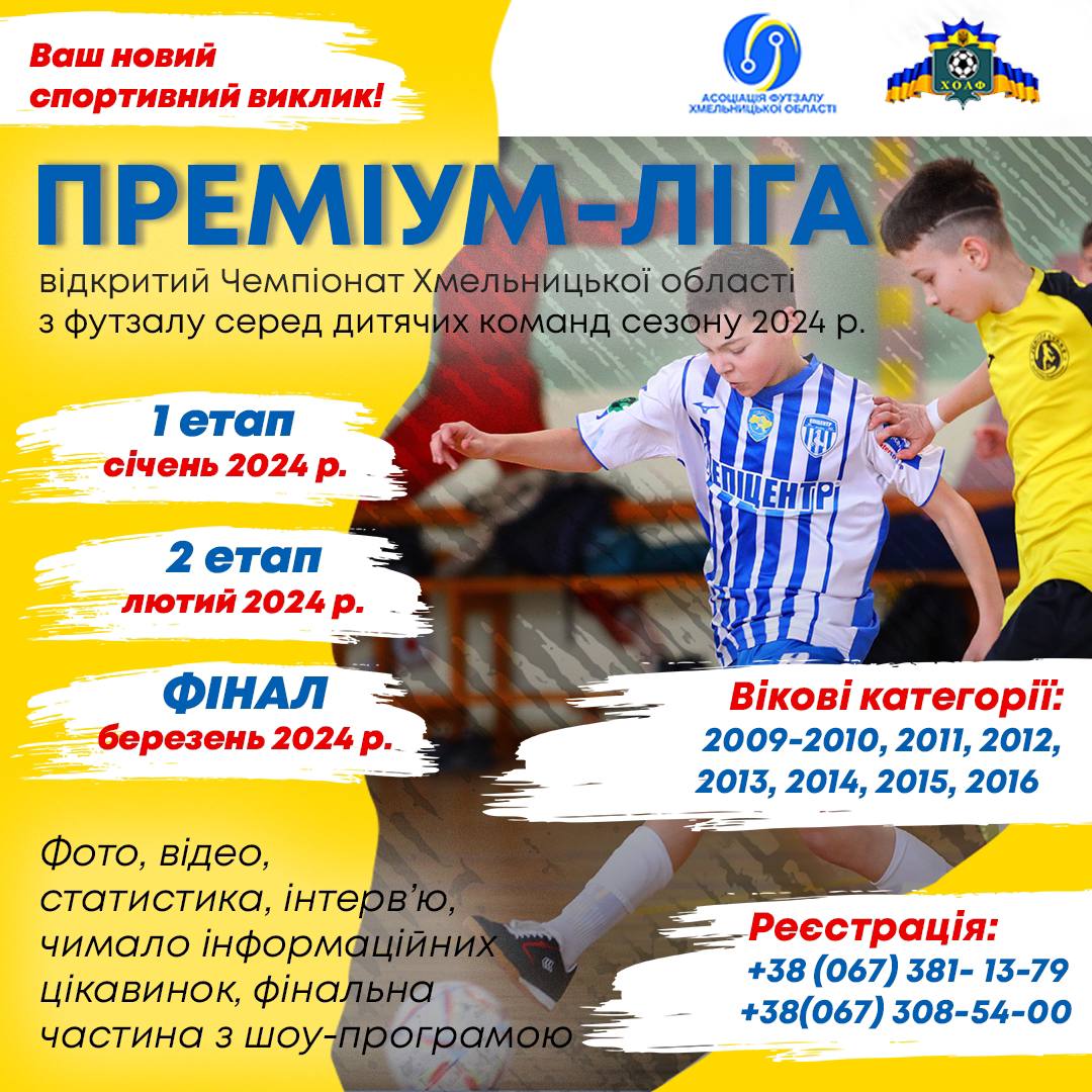 Новини Хмельницького - фото з Чемпіонат Хмельницької області з футзалу серед дітей і дорослих: триває реєстрація