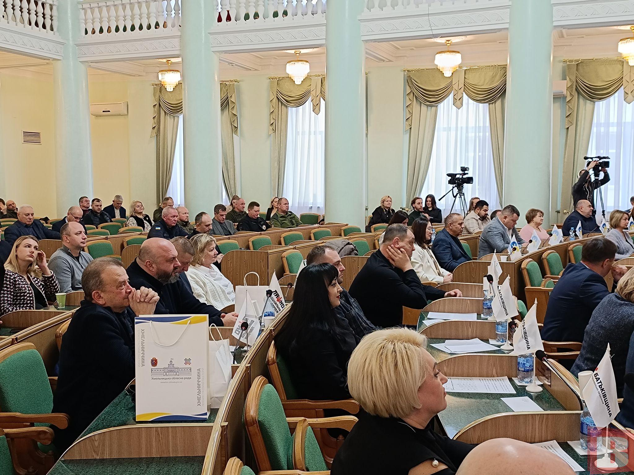 Новини Хмельницького - фото з Депутати Хмельницької обласної ради зібрались на сесію: які питання розглядали