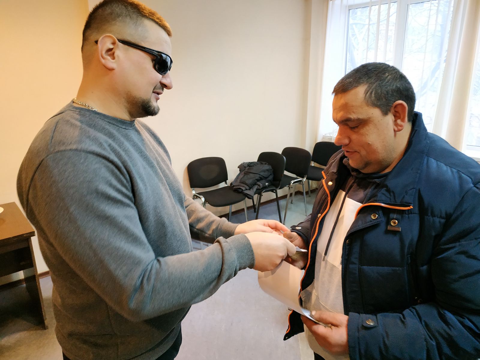 Новини Вінниці - фото з Визначили найкращих незрячих шашкістів Вінниці