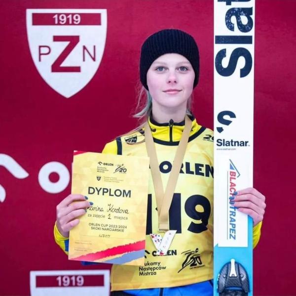 Новини Тернополя - фото з Кременчанка Каріна Козлова перемогла на міжнародних змаганнях з лижного двоборства