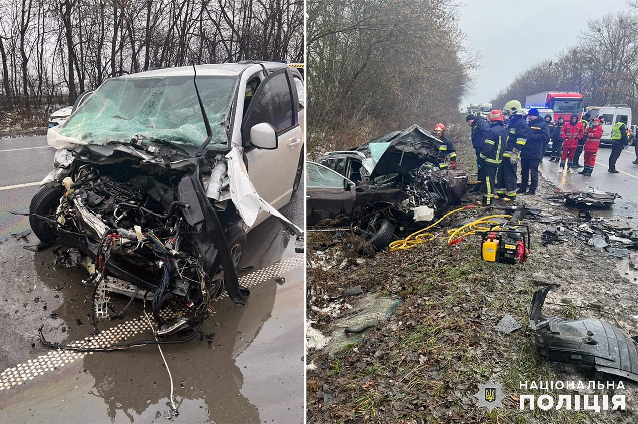 Новини Хмельницького - фото з Смертельна автокатастрофа біля Скаржинець: двоє людей загинули, троє поранені (ОНОВЛЕНО)