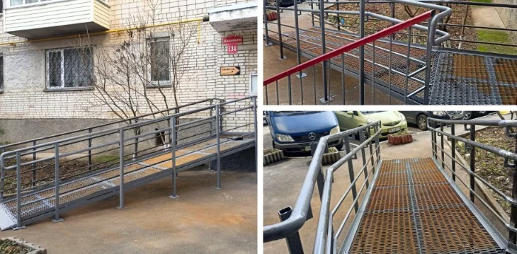 Новини Вінниці - фото з За рік у Вінниці встановили 14 пандусів біля під’їздів багатоповерхівок