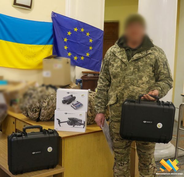 Новини Житомира - фото з Від Житомирської громади на фронт передали чергові дрони