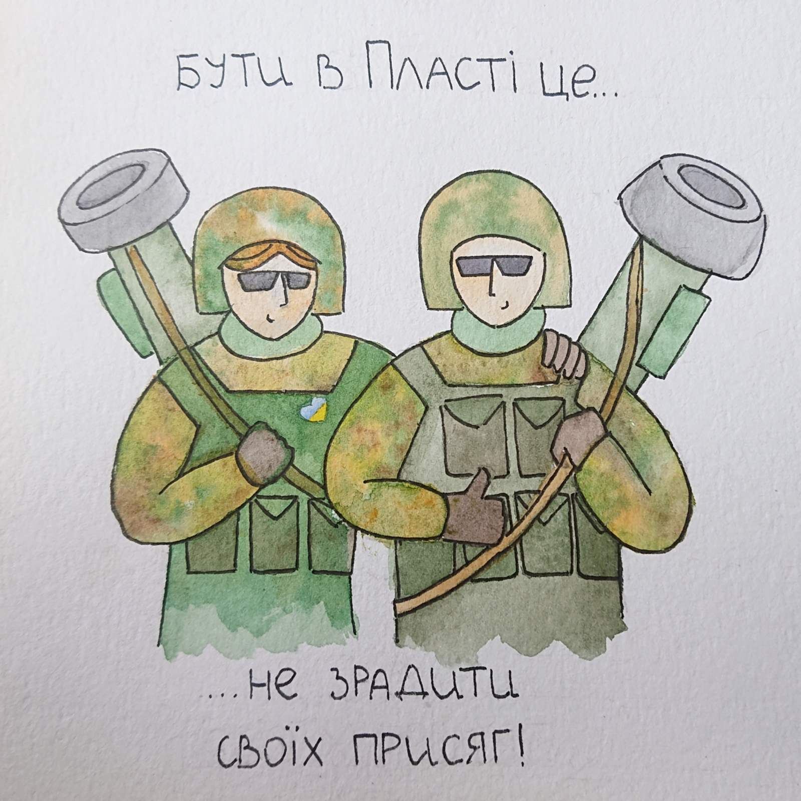 Новини Тернополя - фото з Розписує гільзи та еко-торби, передає картини на аукціони: юна художниця з Тернополя допомагає ЗСУ