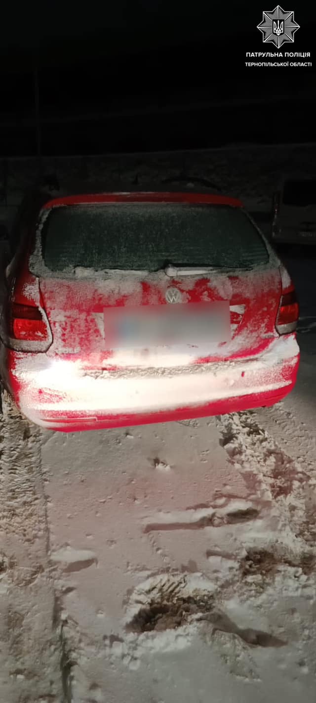 Новини Тернополя - фото з За вихідні на Тернопільщині виявили сімох п'яних водіїв — патрульна поліція