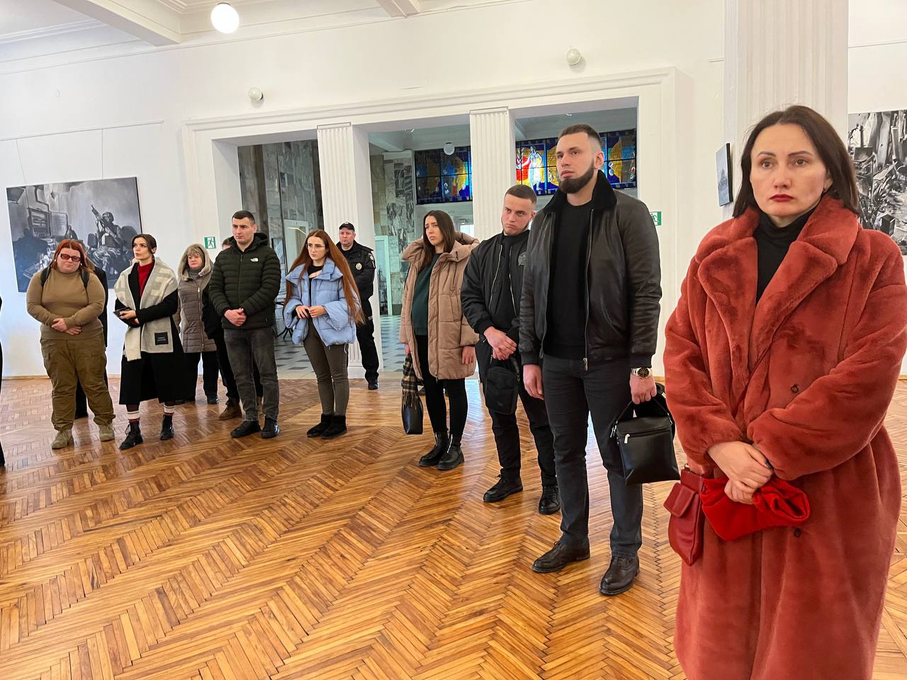 Новини Тернополя - фото з Про війну без прикрас: у Тернополі відкрили виставку картин загиблого Олега Дробоцького