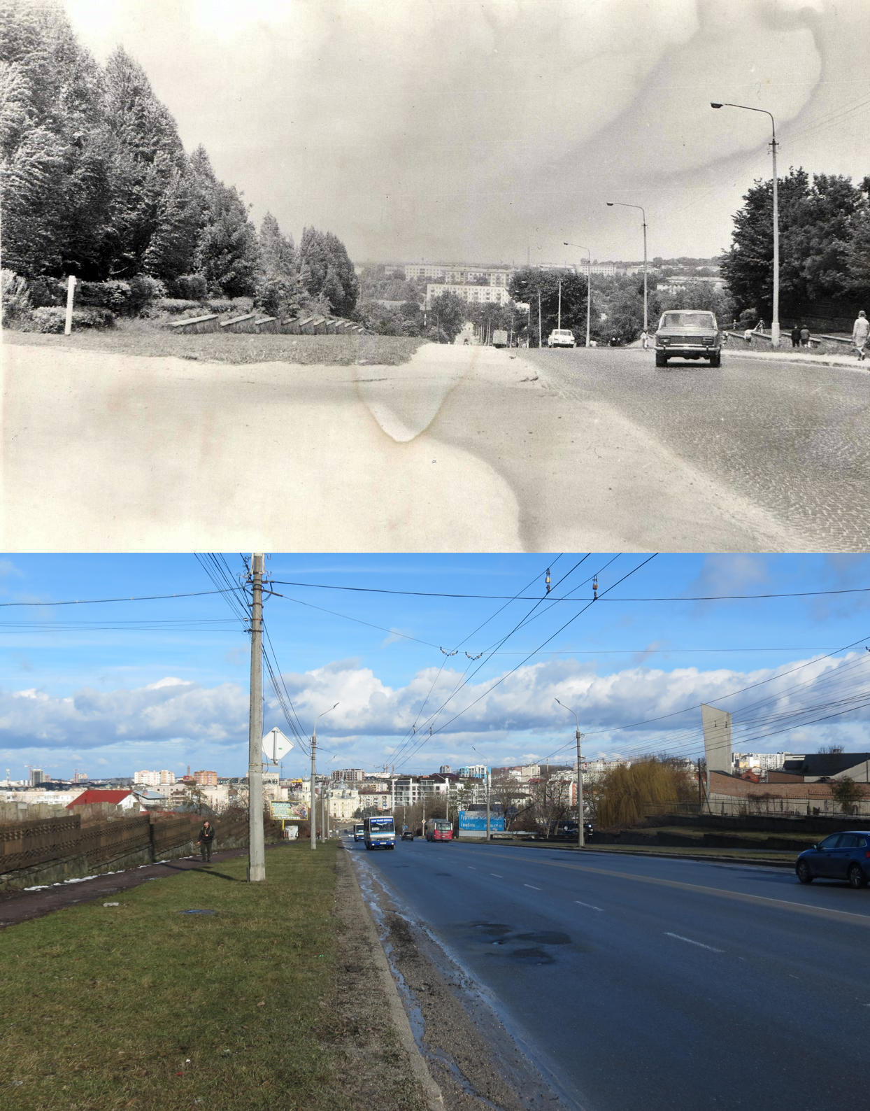 Новини Тернополя - фото з Як змінювалась вулиця Микулинецька: дивіться фото з одного ракурсу