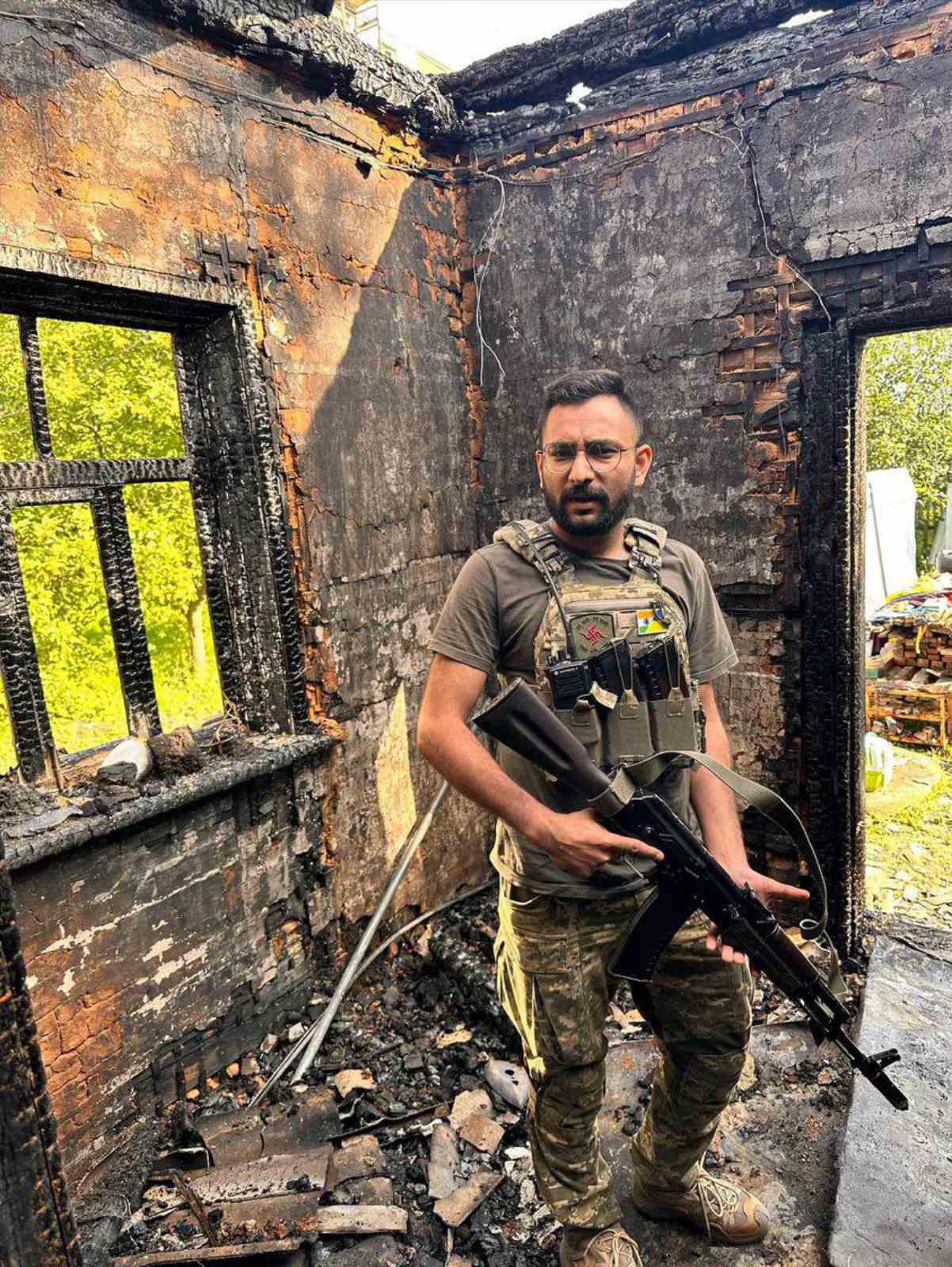 Новини Вінниці - фото з Студент-медик з Індії Капіл повернувся з фронту: «Складу іспити і — знов до зброї»