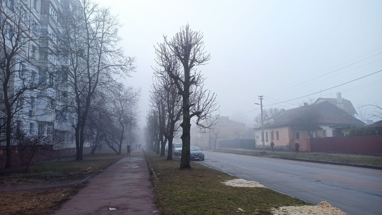 Новини Житомира - фото з Туманний день у Житомирі. Фоторепортаж