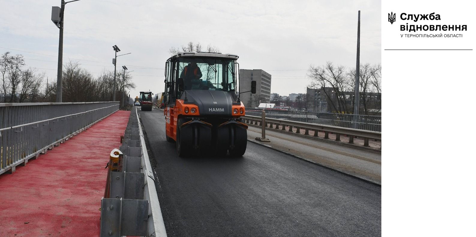 Новини Тернополя - фото з Асфальтують аварійний міст на Об’їзній неподалік «Подолян»