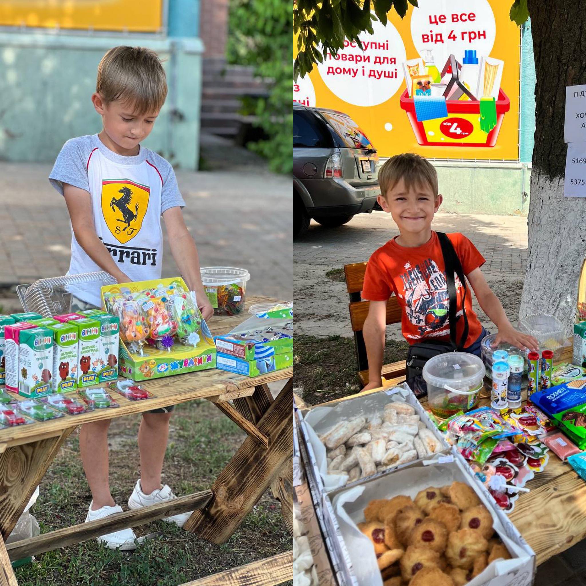 Новини Вінниці - фото з Маленький вінничанин зібрав кошти на авто, тепер збирає на дрон для ЗСУ