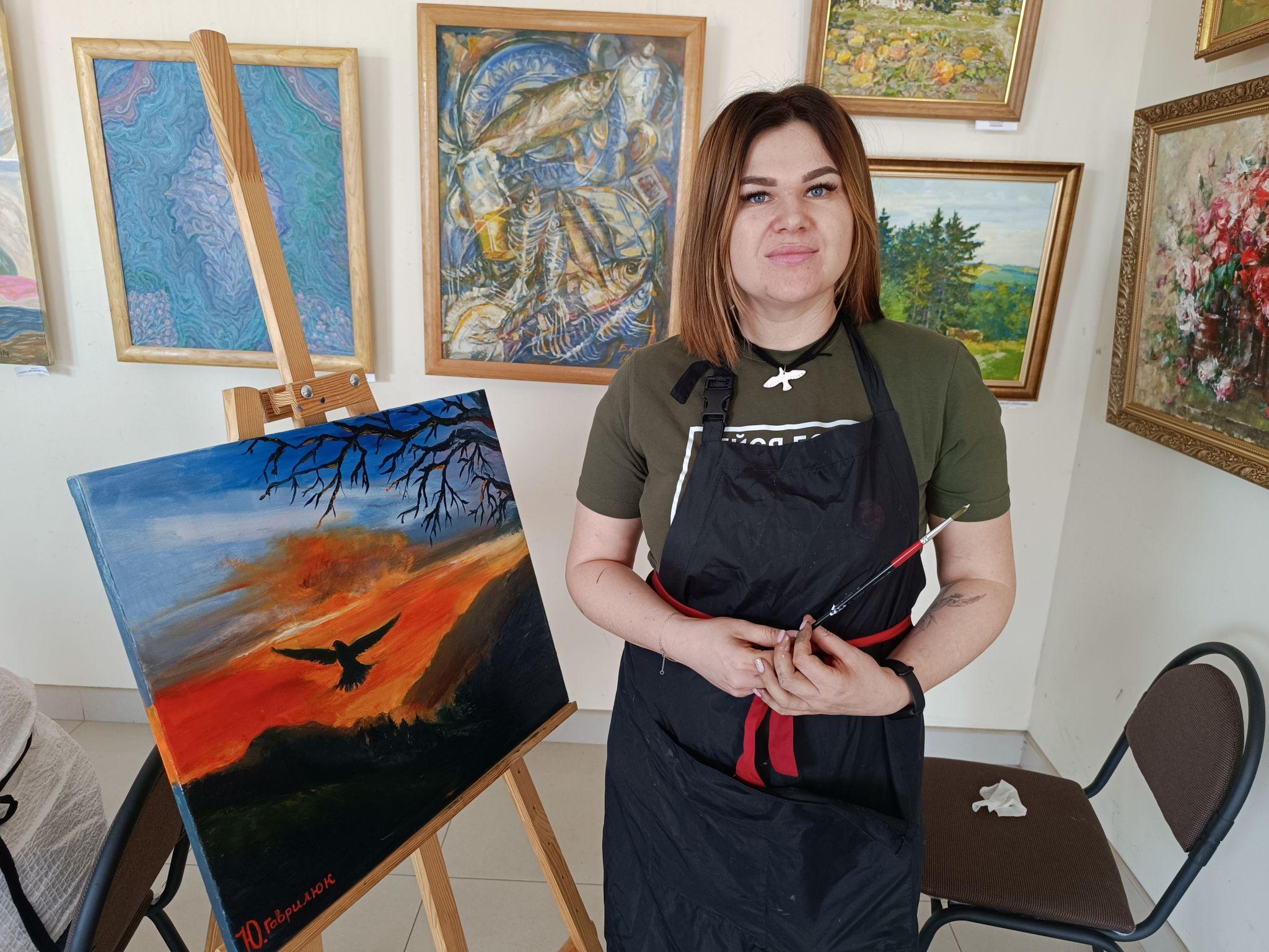 Новини Вінниці - фото з «Ми вчимося жити з болем». Дружини військових писали картини на згадку про своїх полеглих Героїв