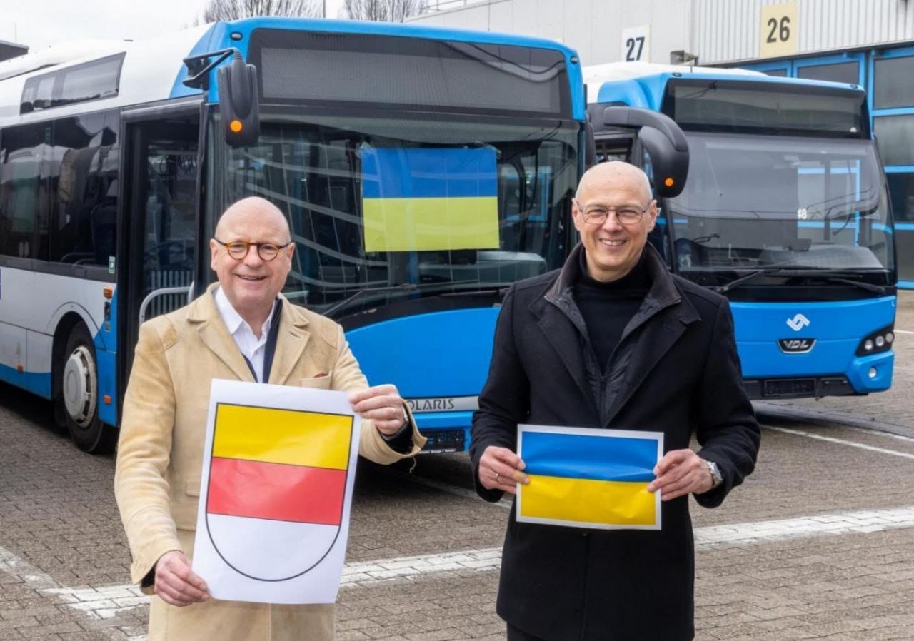Новини Вінниці - фото з Вінниця отримала два автобуси VDL Citea від міста-партнера Мюнстера