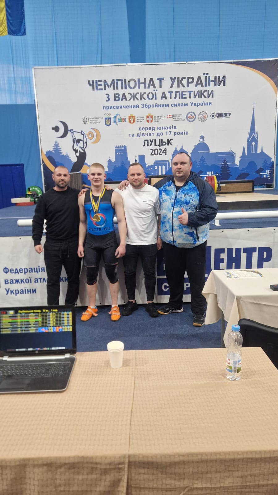 Новини Вінниці - фото з Вінницький штангіст зробив золотий «хет-трик» на чемпіонаті України