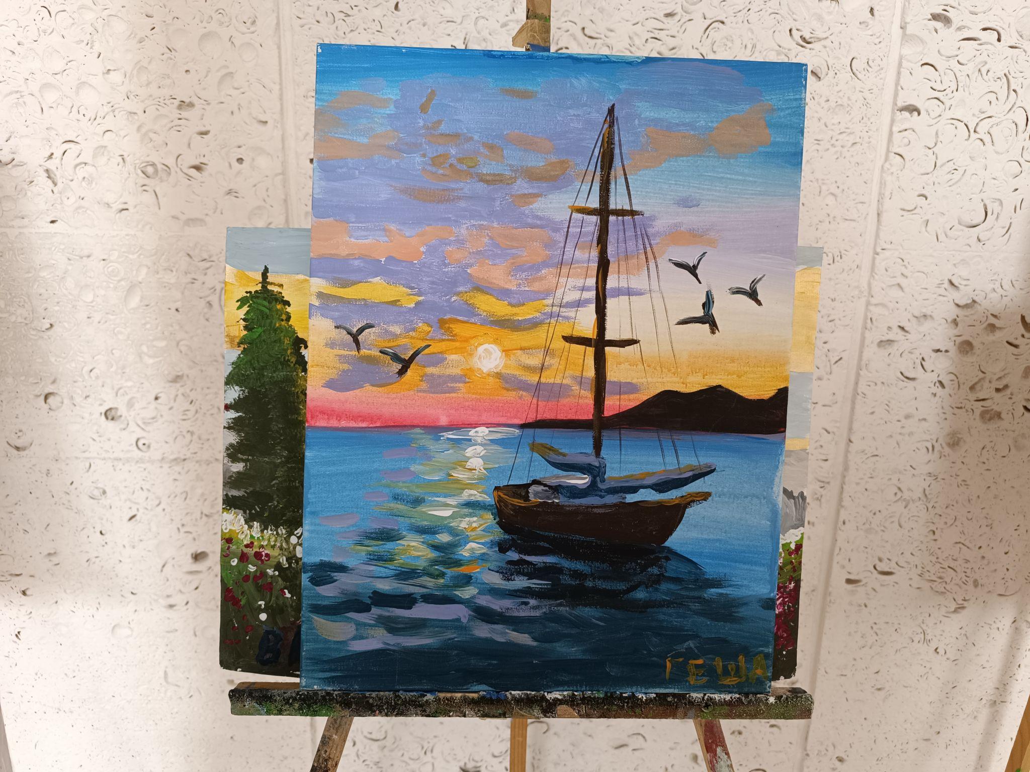 Новини Тернополя - фото з «За малюнками приховані біль і втрати»: військові під час реабілітації намалювали картини (ФОТО)