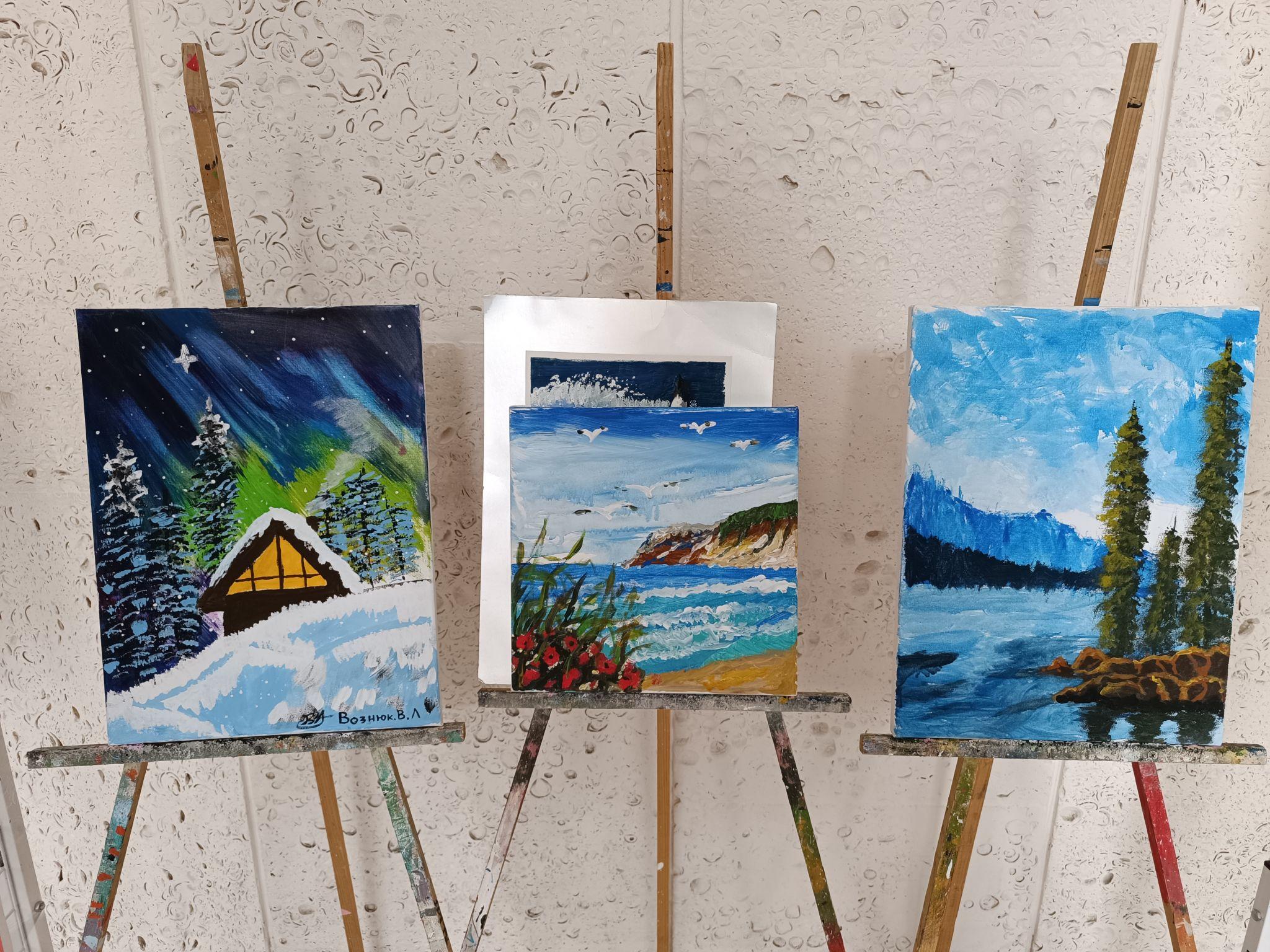 Новини Тернополя - фото з «За малюнками приховані біль і втрати»: військові під час реабілітації намалювали картини (ФОТО)