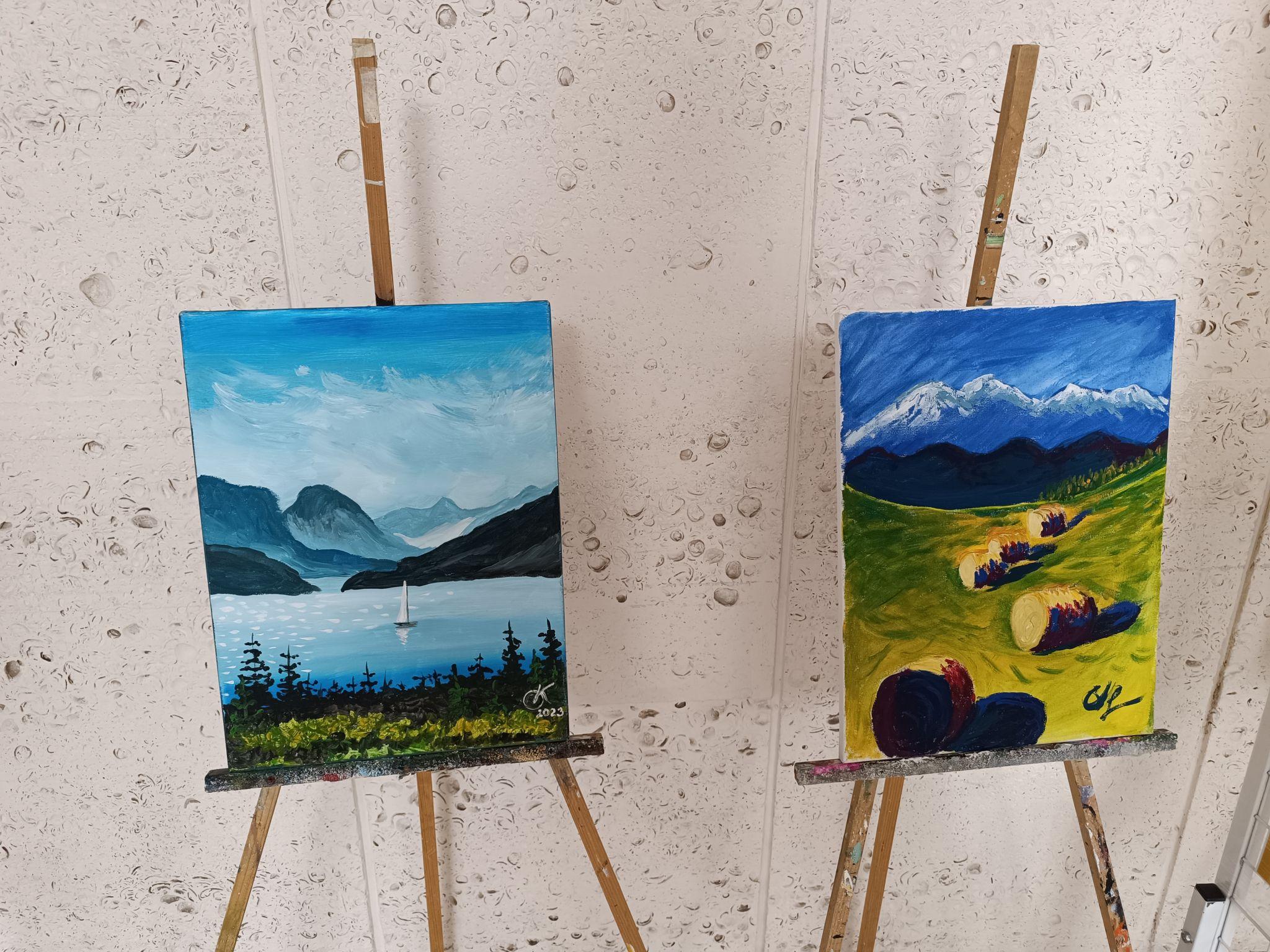 Новини Тернополя - фото з «За малюнками приховані біль і втрати»: військові під час реабілітації намалювали картини (ФОТО)