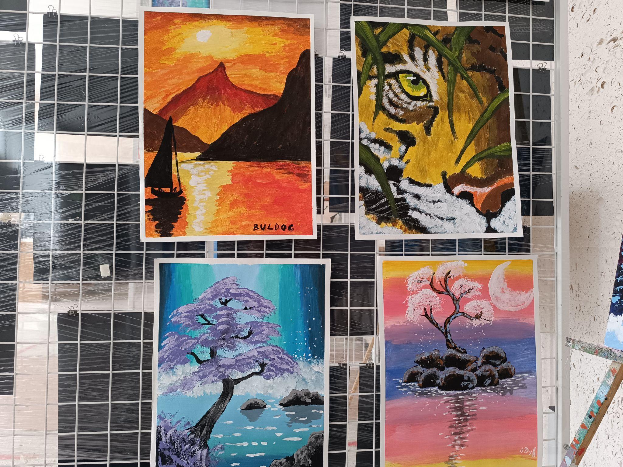 Новини Тернополя - фото з «За малюнками приховані біль і втрати»: військові під час реабілітації намалювали картини (ФОТО)