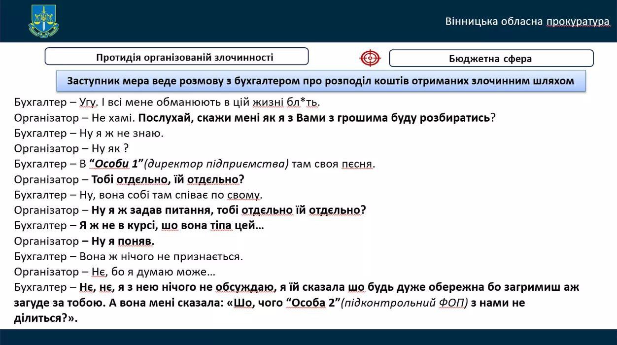 Новини Вінниці - фото з Що зараз з підозрюваними у справі розкрадання бюджету у Гнівані? Дізналися продовження