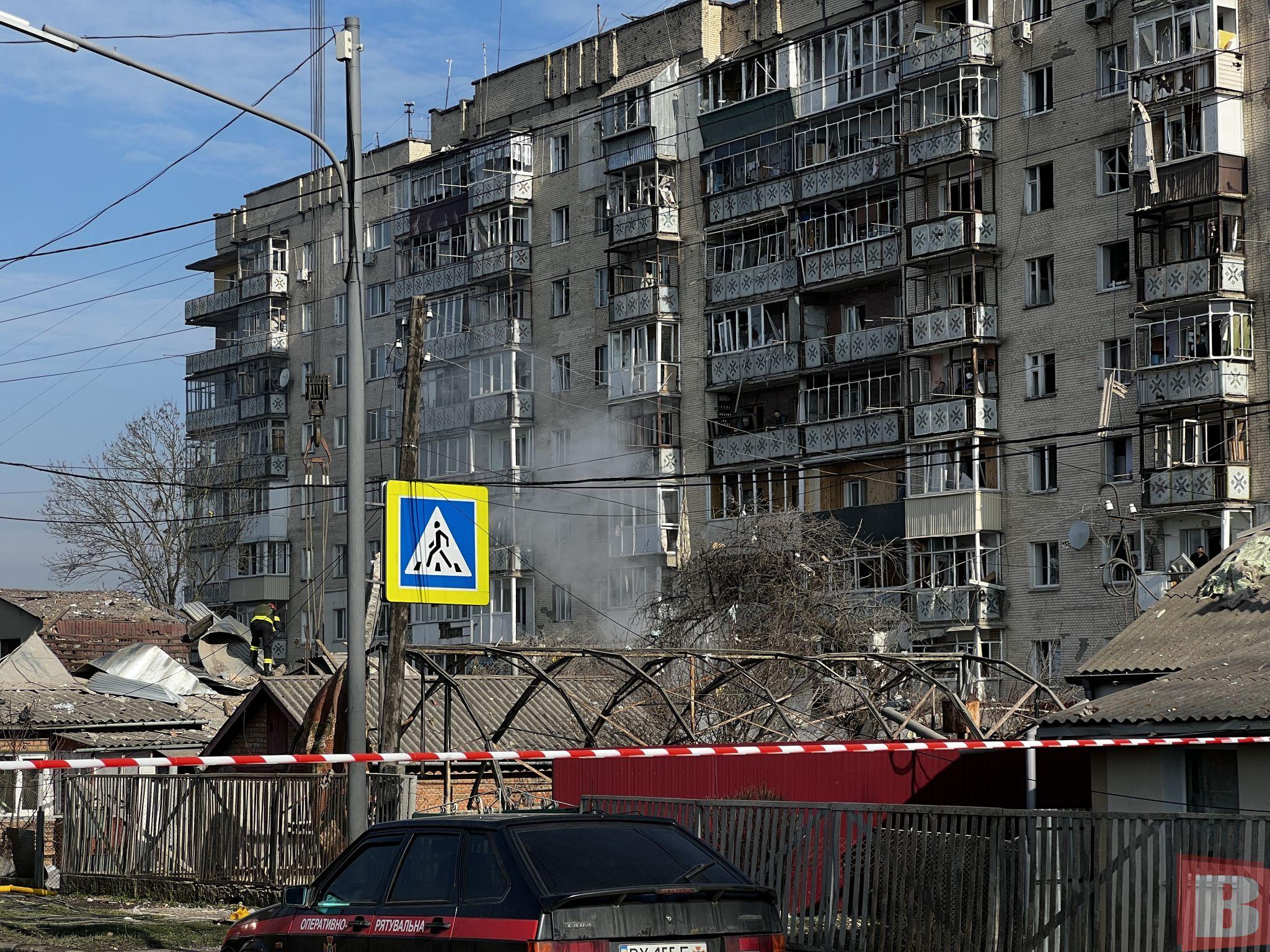 Новини Хмельницького - фото з «Вогонь, дим. Далі – шок»: очевидці про удар по Хмельницькому 22 березня