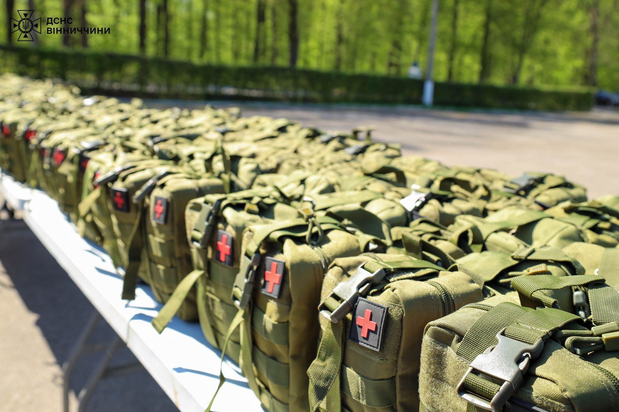 Новини Вінниці - фото з Рятувальники Вінниччини отримали нові спецавтівки та аптечки від міжнародних партнерів