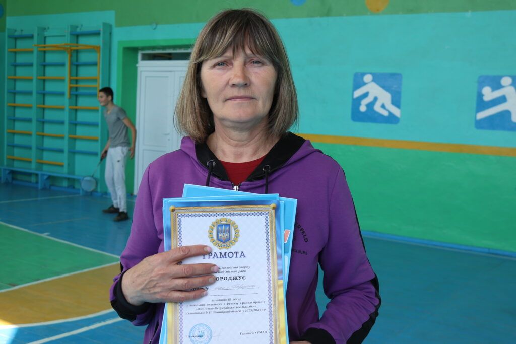 Новини Козятина - фото з Новий спортінвентар подарували ще двом школам на Вінниччині (Пресслужба БФ)