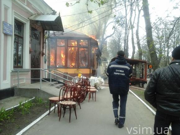 Новини Хмельницького - фото з 9 років тому на Грушевського згоріла «Цукерня» (ВІДЕО)