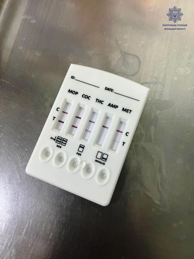 Новини Вінниці - фото з На Нечая зловили водія, який керував автомобілем під дією амфетаміну