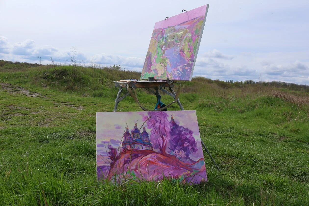 Новини Вінниці - фото з Малюють місця сили Вінниччини. Стартував восьмий пленер «Кращий художник»