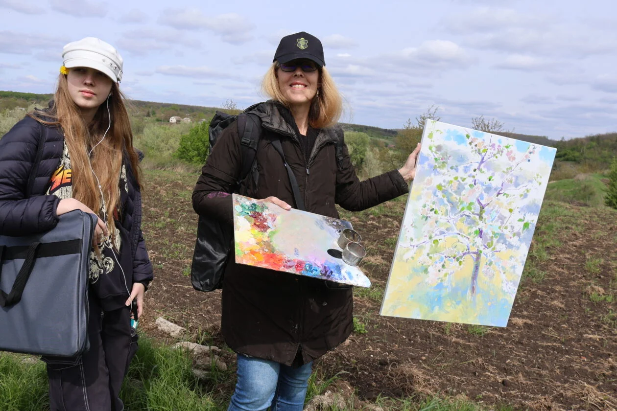 Новини Вінниці - фото з Малюють місця сили Вінниччини. Стартував восьмий пленер «Кращий художник»