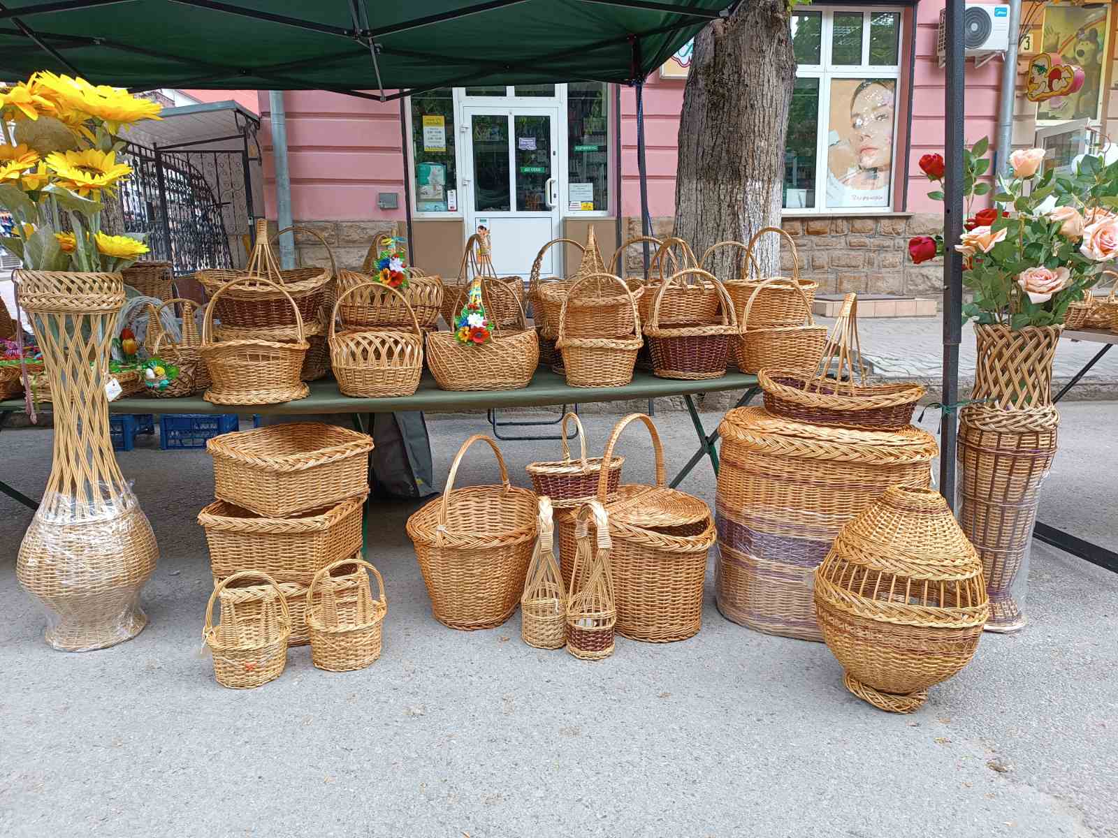 Новини Тернополя - фото з Майстриня з Чорткова плете шедеври з лози для всього світу