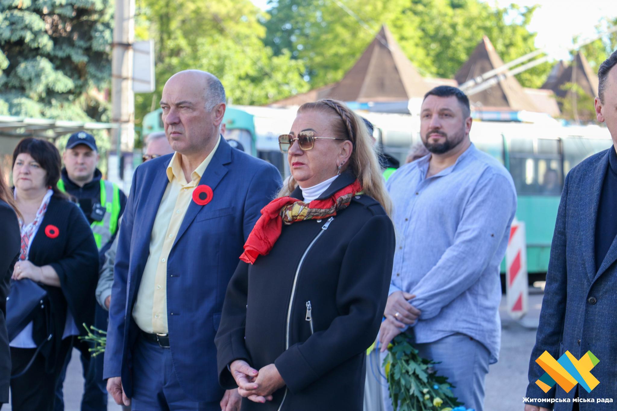 Новини Житомира - фото з У Житомирі вшанували борців з нацизмом з нагоди Дня пам’яті та примирення