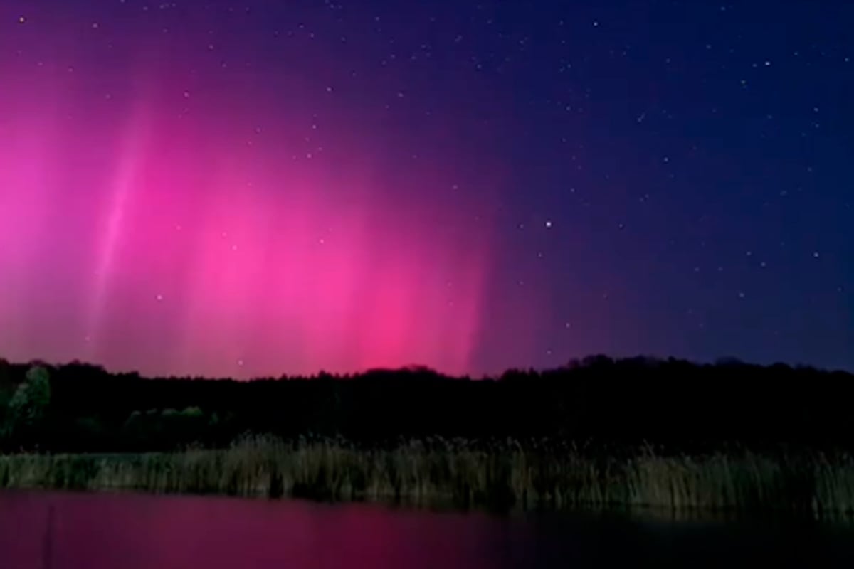 Новини Хмельницького - фото з На Хмельниччині спостерігали рідкісне північне сяйво (ФОТО)