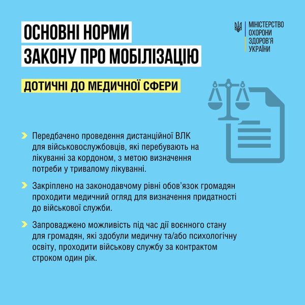 Новини Житомира - фото з Основні норми Закону про мобілізацію щодо медичної сфери