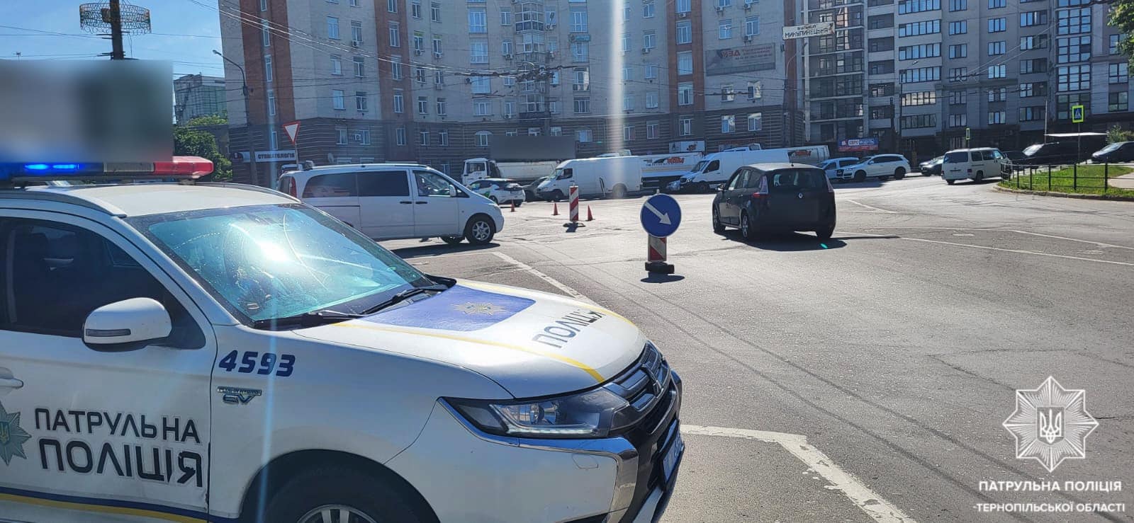 Новини Тернополя - фото з 22 травня ускладнений рух транспорту на кільці біля «Рогатки»