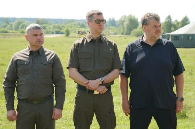 Новини Житомира - фото з На Житомирщині відбулися масштабні навчання протипожежних команд лісових господарств з 3 областей України