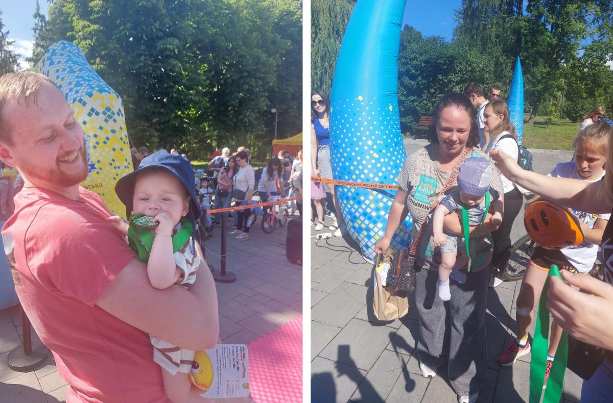 Новини Тернополя - фото з Медаль одразу спробував на смак: у Тернополі стартували перегони повзунців і малих велогонщиків