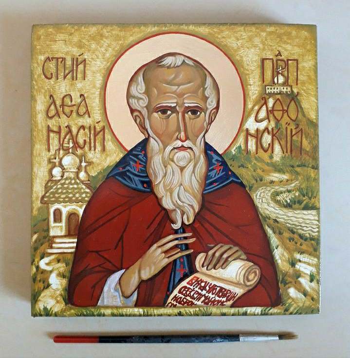 Новини Тернополя - фото з «Відчуваю себе пензликом в руках Божих», — майстриня У Гримайлові пише ікони за візантійськими традиціями