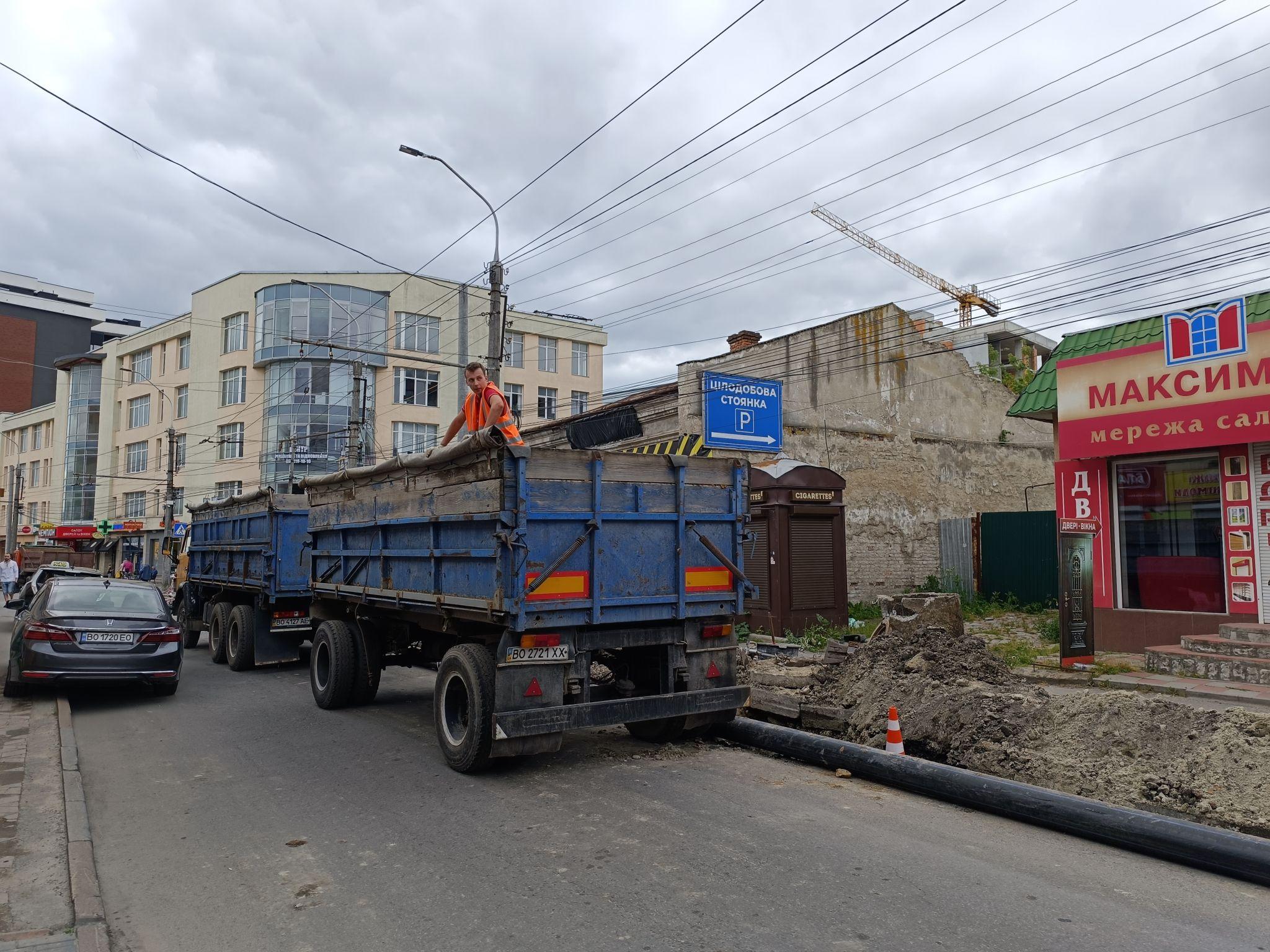 Новини Тернополя - фото з На Шептицього повністю перекрили рух транспорту