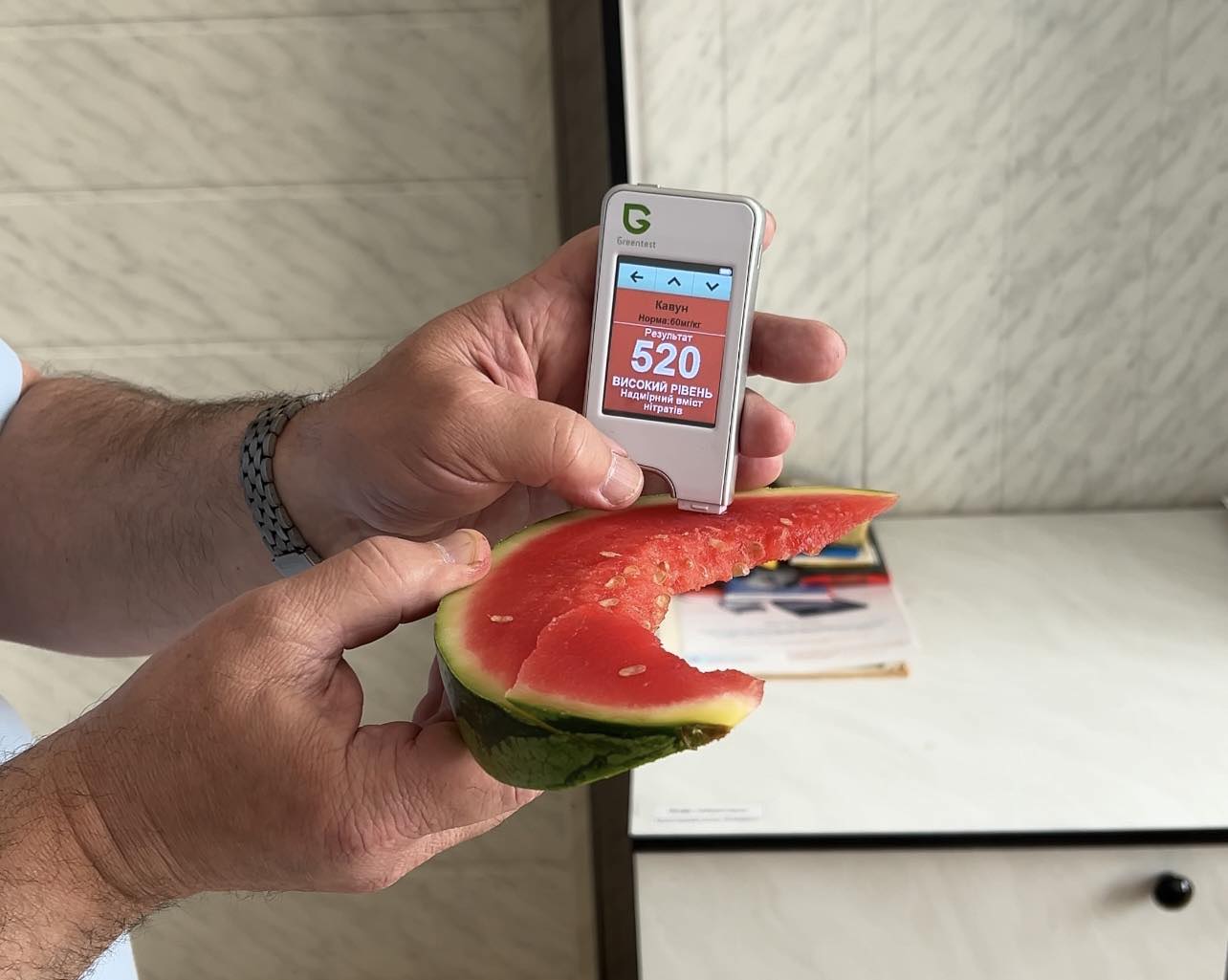 Новини Вінниці - фото з Ми перевірили баштанні культури. Що показав тест ранніх кавунів і динь на наявність нітратів?