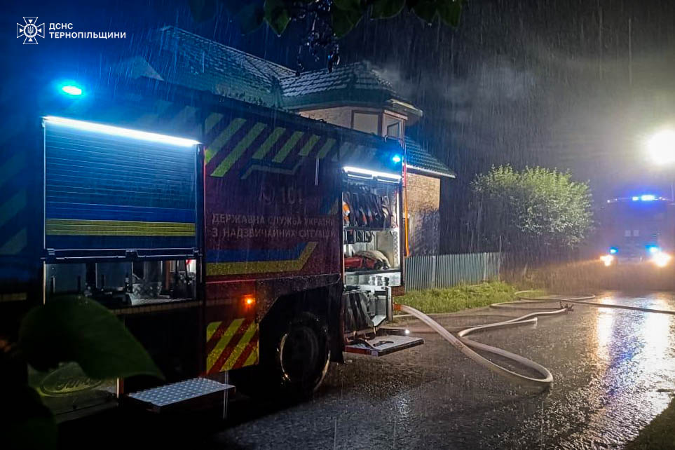 Новини Тернополя - фото з У Підволочиській громаді горів будинок На зображенні може бути: швидка допомога та текст
