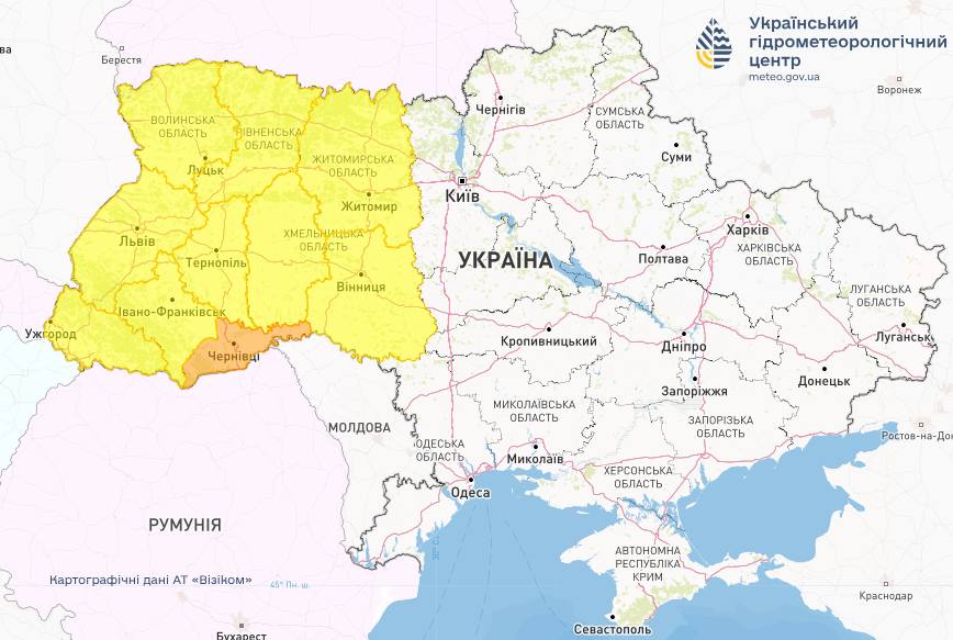Новини Хмельницького - фото з Град та шквали: на Хмельниччині оголосили штормове попередження