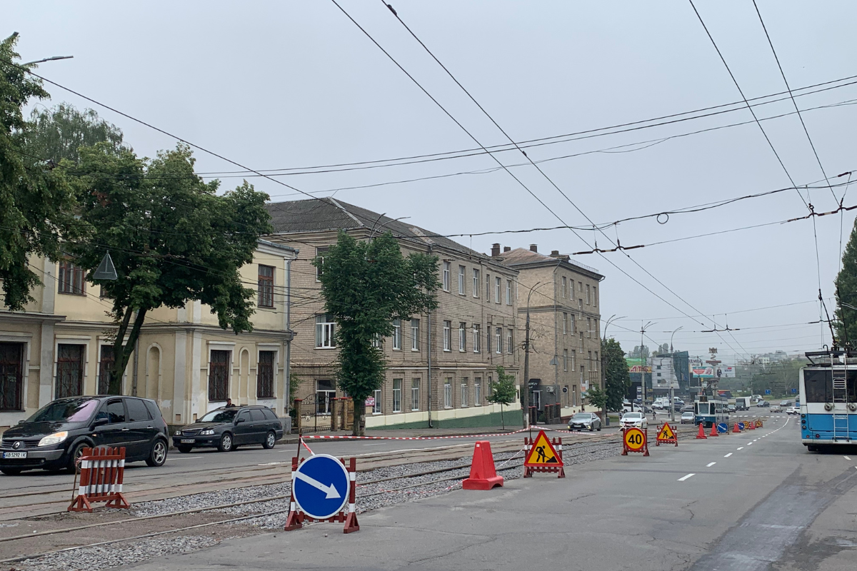 Новини Вінниці - фото з На Замості виконують капітальний ремонт трамвайних колій. Скільки грошей на це витратять?