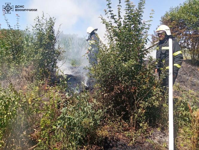 Новини Вінниці - фото з На Вінниччині за добу сталося 11 пожеж: горіли гаражі, будинок та понад три гектари трави